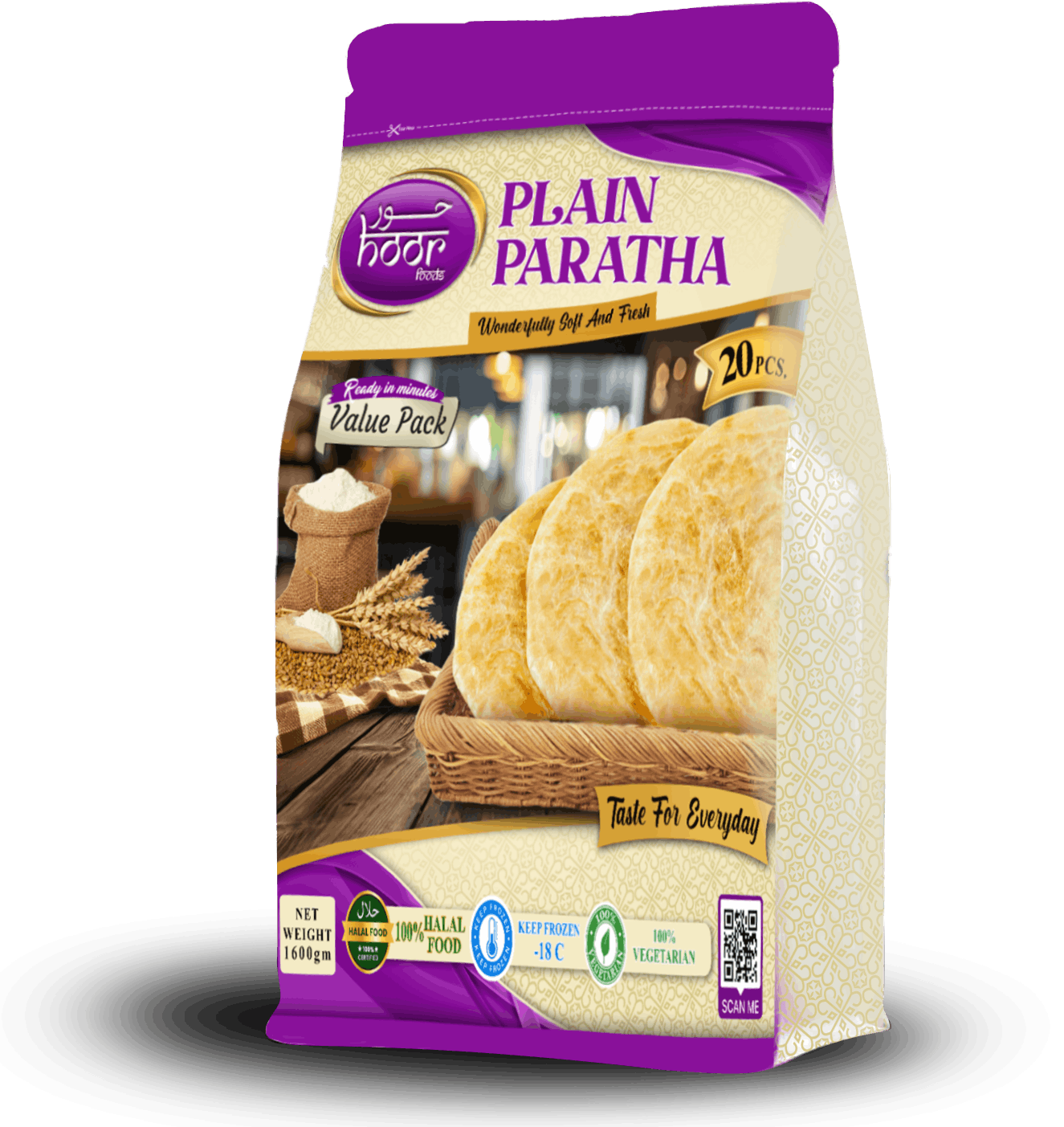 20 Pcs Paratha