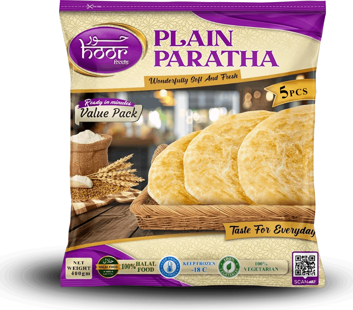 5 Pcs Paratha
